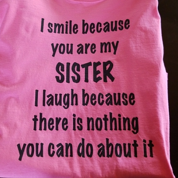 Tops - Sister's tee shirt